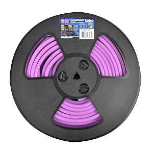 Светодиодный шнур Uniel ULS-N11-2835-120LED/m-8mm-IP67-DC24V-10W/m-15M-PURPLE катушка в герметичной упаковке